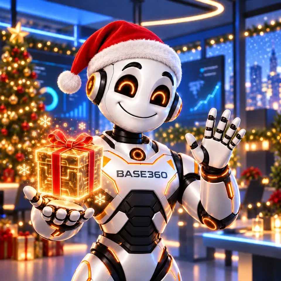 Bassie in kerstoutfit